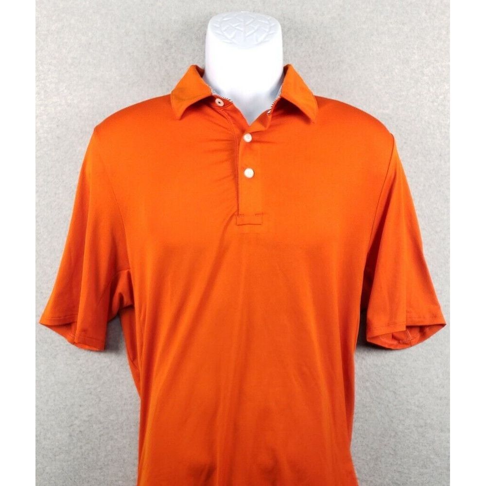 KJUS Soren Short Sleeve Polo Shirt Size 50‎ Medium Orange
